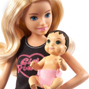 Papusa Barbie Skipper You Can Be Anything, Babysitter Blonda si Bebelus - Img 5