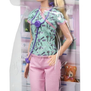 Papusa Barbie You Can Be Anything Cariere, Asistenta Medicala - Img 10