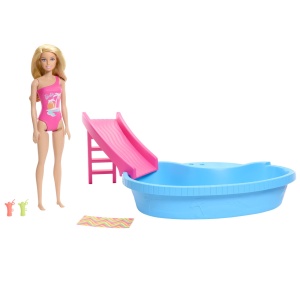 Papusa Barbie You Can Be Anything cu Piscina - Img 5
