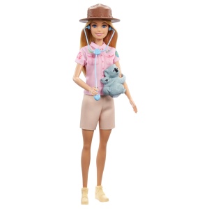 Papusa Barbie You Can Be Anything, Profesie educativă cu accesorii, Zoolog - Img 3