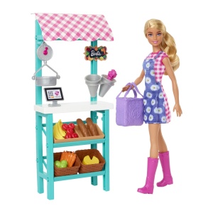 Papusa Barbie You Can Be Anything, Vanzatoare la Market - Img 4