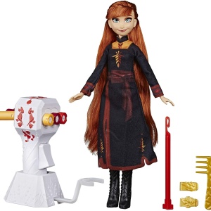 PAPUSA FROZEN2 ANNA CU PAR LUNG PENTRU IMPLETIT - Img 2