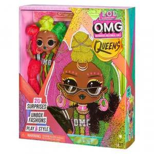 Papusa L.O.L. Surprise! OMG Birthday Doll - Queens Sways - Img 5