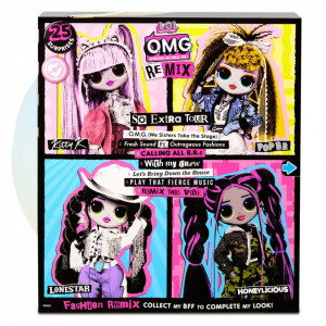 Papusa L.O.L. Surprise! OMG Remix Kitty K 25 surprize - Img 3