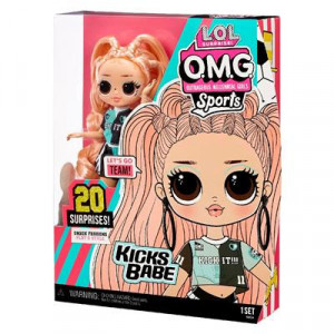 Papusa LOL Surprise OMG Sports Doll Kicks Babe - Img 3