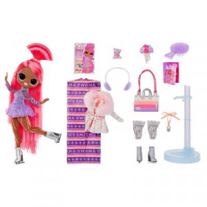 Papusa LOL Surprise OMG Sports Fashion Doll Skate Boss cu 20 de accesorii - Img 6