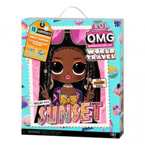 Papusa LOL Surprise OMG Travel Doll, Sunset - Img 4