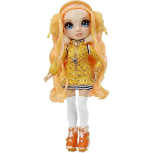 Papusa Rainbow High, Winter Break Poppy Rowan, cu 2 tinute complete - Img 2