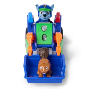 PATRULA CATELUSILOR CAUTARE SI SALVARE SET FIGURINA ROCKY SI VEHICUL DE RECICLARE - Img 3