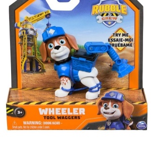 PATRULA CATELUSILOR RUBBLE AND CREW FIGURINA WHEELER 5CM