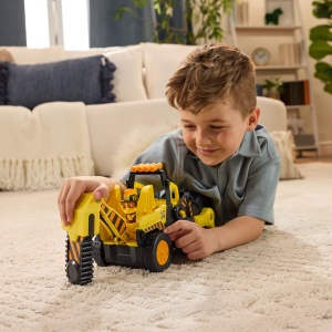 PATRULA CATELUSILOR RUBBLE SI ECHIPA VEHICUL BULDOZER CU MOTOR DUBLU - Img 6