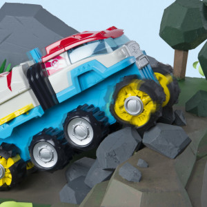 Patrula Catelusilor - Vehicul de Patrulare Dino Patroller Motorizat - Img 5