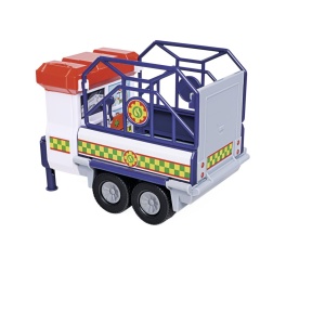 POMPIERUL SAM VEHICUL SALVARE ANIMALE CU FIGURINE SI REMORCA - Img 4