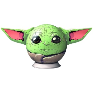 PUZZLE 3D GLOB STAR WARS THE MANDALORIAN GROGU CU URECHI - Img 2