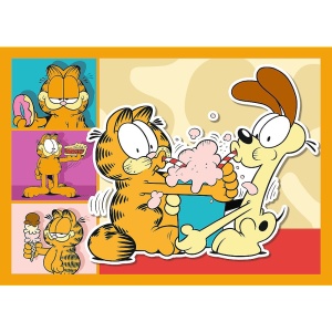 PUZZLE 4IN1 LUI GARFIELD II PLACE LASAGNA - Img 3