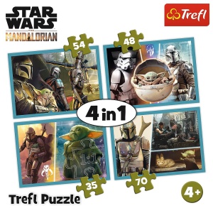 PUZZLE 4IN1 MANDALORIAN SI LUMEA LUI - Img 6