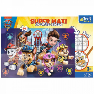 Puzzle cu 2 fete Trefl 24 Maxi, Noua Provocare Paw Patrol - Img 4