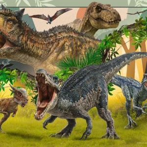 PUZZLE JURASSIC WORLD BUMPER PACK 4X100 - Img 6
