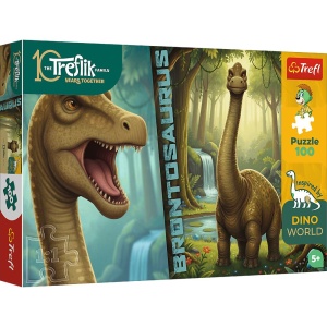 PUZZLE TREFL 100 FAMILIA TREFLIK DINO WORLD BRONTOSAURUS