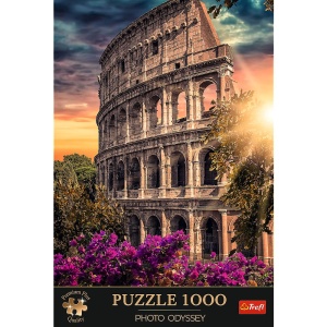 PUZZLE TREFL 1000 PREMIUM PLUS COLOSSEUM AMFITEATRUL DIN ROMA - Img 3