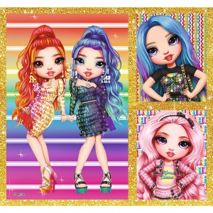 PUZZLE TREFL 10IN1 RAINBOW HIGH PAPUSILE FASHION - Img 7