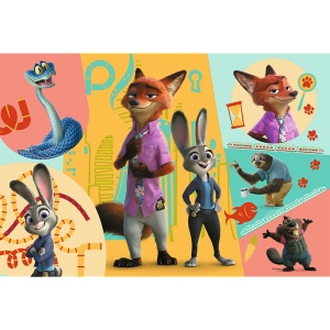 PUZZLE TREFL 160 DISNEY ZOOTROPOLIS IMPREUNA IN ZOOTOPIA - Img 2