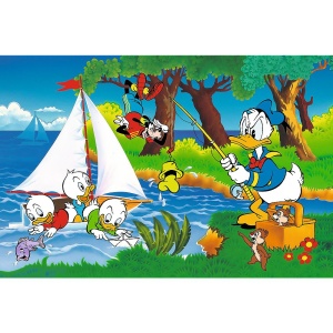 PUZZLE TREFL 160 DONALD DUCK AVENTURA PE LAC - Img 2