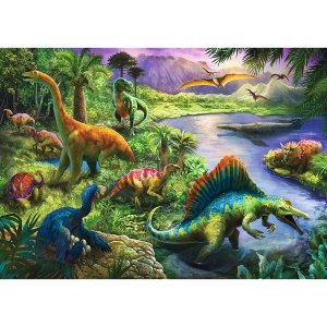 PUZZLE TREFL 200 LUMEA DINOZAURILOR - Img 2
