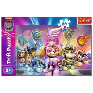 PUZZLE TREFL 24 MAXI PATRULA CATELUSILOR CATEII IN ACTIUNE - Img 3