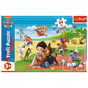 Puzzle Trefl 24 Maxi Paw Patrol, Distractia La Plaja - Img 2