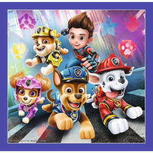 Puzzle Trefl 3 in 1 - Paw Patrol, Gata de actiune, 20/36/50 piese - Img 4
