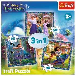 PUZZLE TREFL 3IN1 BANG DISNEY ENCANTO EROII DIN ENCANTO - Img 5