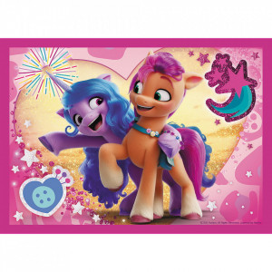 Puzzle Trefl 4 in 1 - My Little Pony, Poneii colorati, 35/48/54/70 piese - Img 2