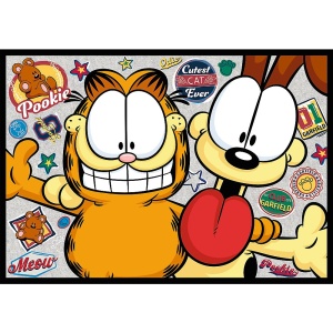 PUZZLE TREFL 4X250 LUI GARFIELD NU II PLACE ZIUA DE LUNI - Img 5
