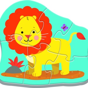 PUZZLE TREFL BABY CLASIC ANIMALE SAFARI 8 PIESE - Img 3