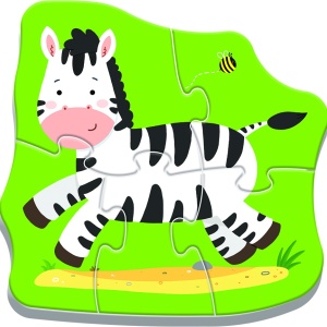 PUZZLE TREFL BABY CLASIC ANIMALE SAFARI 8 PIESE - Img 4