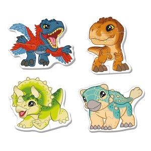 PUZZLE TREFL BABY CLASIC JURASSIC WORLD DINOZAURI DRAGUTI - Img 2