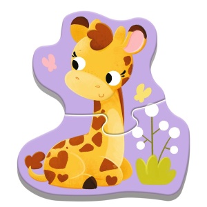 PUZZLE TREFL BABY CLASIC PUII DE ANIMALE 14 PIESE - Img 2