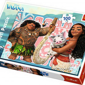 Puzzle Trefl, Vaiana Cu Prietenii, 100 piese
