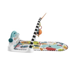 Saltea de joaca Fisher Price cu pian muzical, design unisex, multicolor, 70x45x10cm  - Img 4