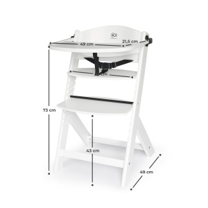 SCAUN DE MASA KINDERKRAFT ENOCK, 3 IN 1, FULL WHITE - Img 6