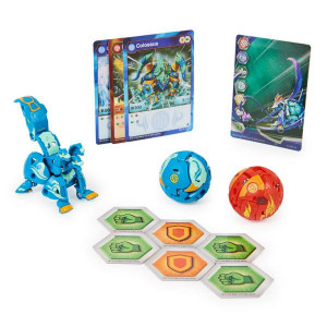 Set 3 Figurine Bakugan Evolutions Starter Pack - Howlkor Ultra, Colossus si Pegatrix - Img 2
