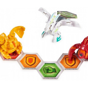 Set 3 Figurine Bakugan Legends Starter Pack - Sairus Ultra, Auxillataur si Cycloid - Img 3