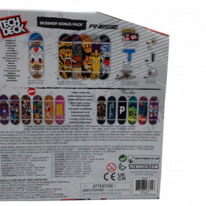 Set 6 mini placi skateboard, Tech Deck, Bonus Pack, Finesse - Img 3