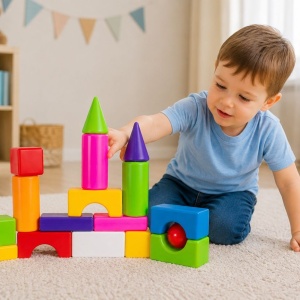 SET CONSTRUCTOR BLOCURI MULTICOLORE - Img 4
