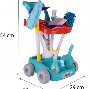 Set curatenie carucior cu 22 accesorii, MalPlay - Img 3