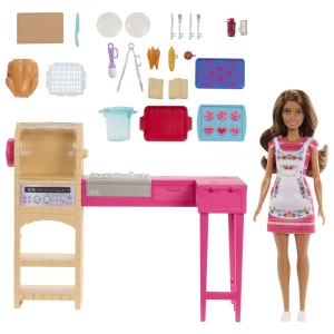 Set de Joaca Barbie Estate, Bucatarie cu Papusa Teresa si Accesorii Tematice - Img 2