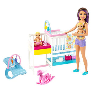 Set de joaca Barbie Skipper Babysitter si Camera de copii - Img 2