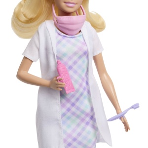 Set de joaca Barbie You can be - Dentist, blonda - Img 8