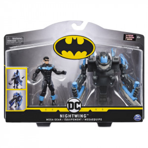 Set de joaca Batman,The caped crusader - Mega gear, Nightwing, cu accesorii, 10 cm - Img 9
